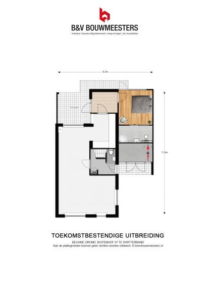 Levensloopbestendige uitbouw Swifterbant